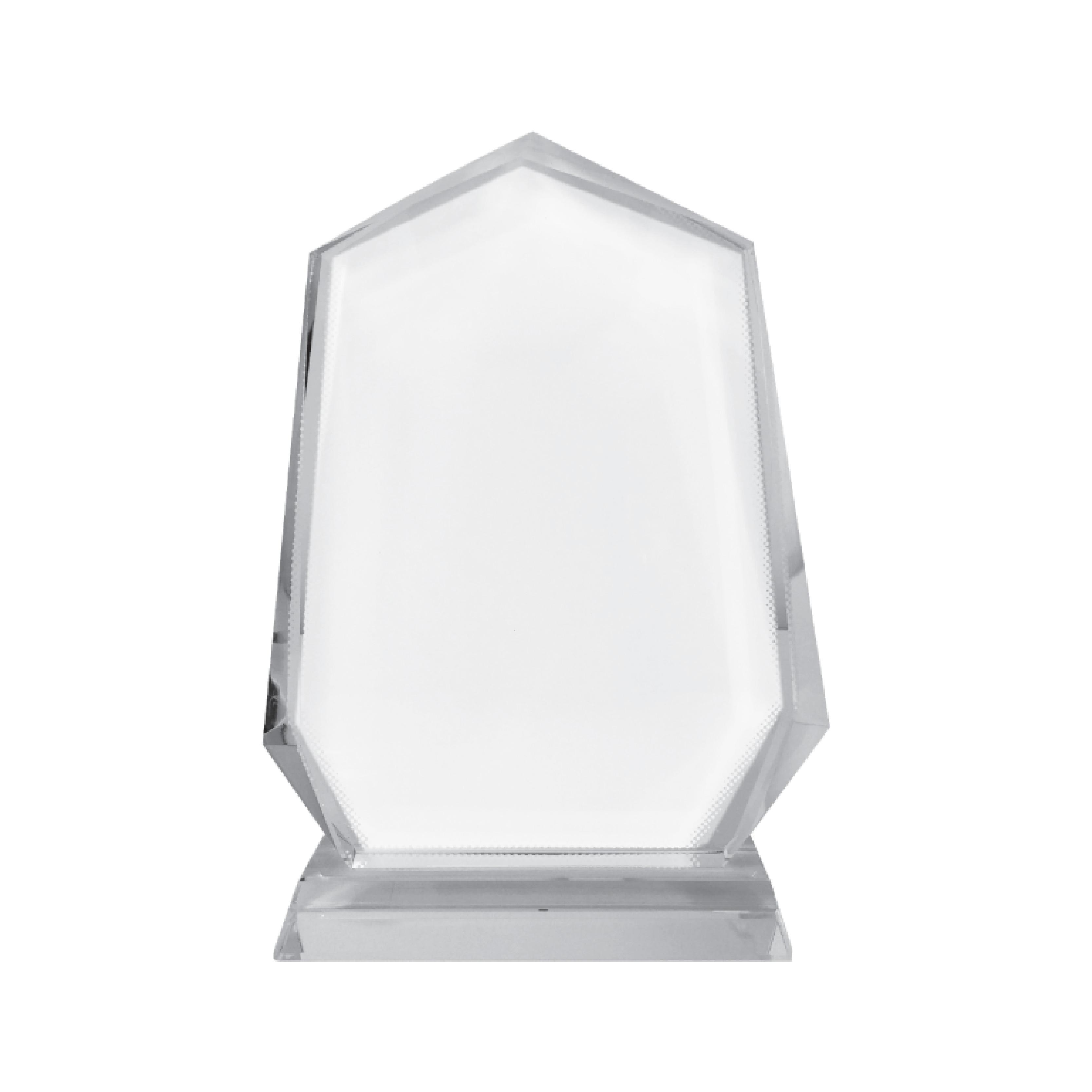 130x200 Heptagon Photo Crystal Awards